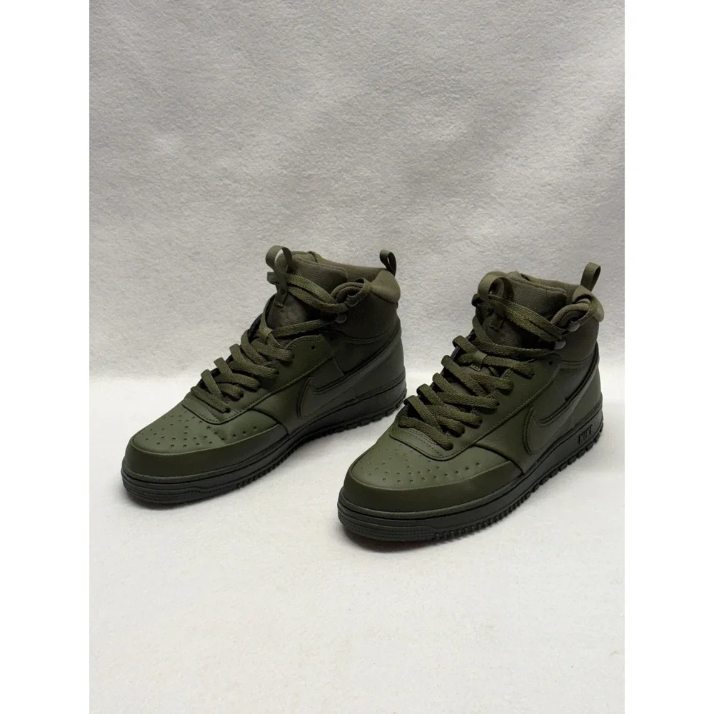 Nike Court Vision Mid Winter Olive Green Mens Sneakers DR7882-300 Size 10